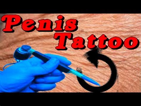 penis tatto|This is how getting a penis tattoo works btw .